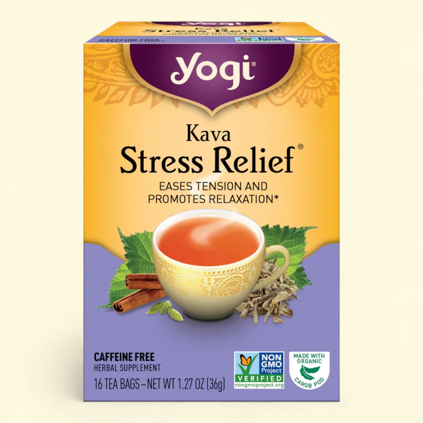 Yogi Kava Stress Relief Herbal Tea Bags, Size