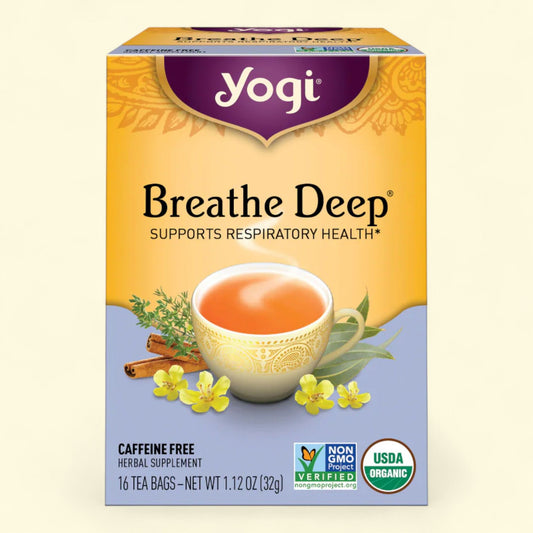Yogi Breathe Deep Herbal Tea Bags, 16 count