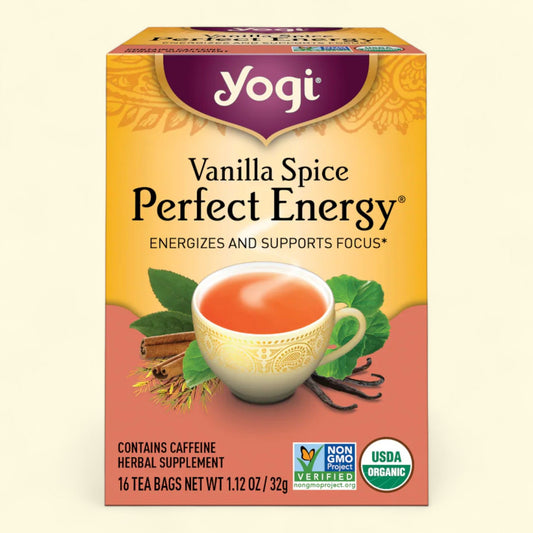 Yogi Vanilla Spice Perfect Energy Black Tea Bags, Size