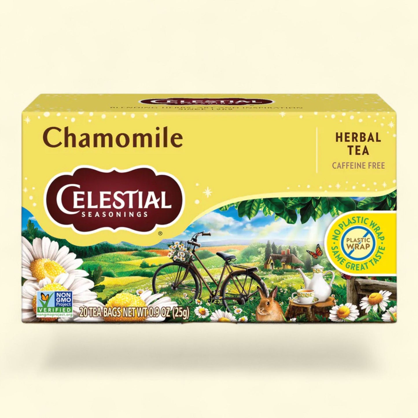 Celestial Seasonings Chamomile Herbal Tea, Caffeine Free, 20 Count