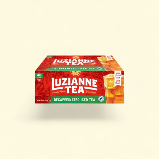 Luzianne Decaffeinated Black Iced Tea, 48 Ct — authentic US product shipped worldwide by Treatspree
