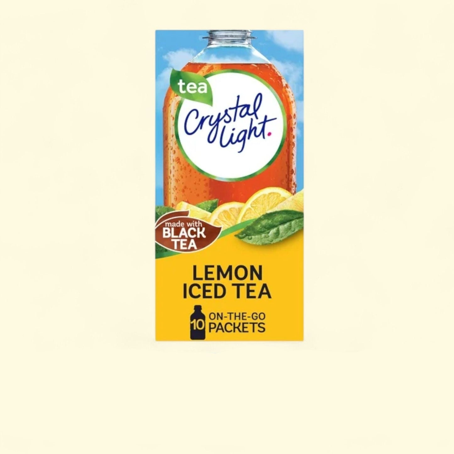 Crystal Light Lemon Iced Tea Drink Mix Singles, 10 Ct
