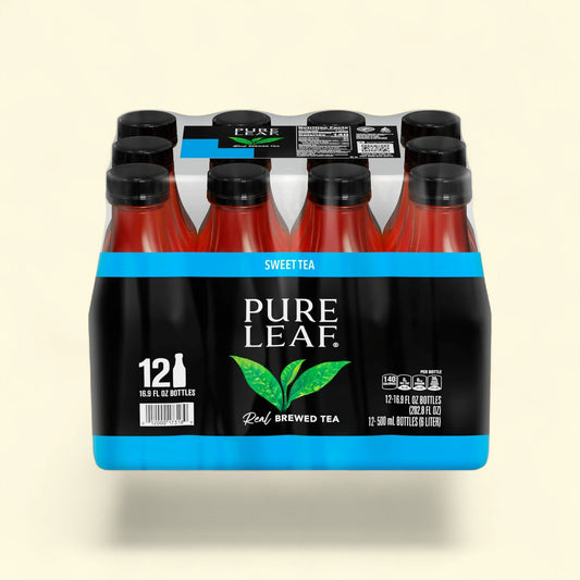 Lipton Pure Leaf Sweet Iced Tea, 16.9 fl oz, 12 Pack — authentic US product shipped worldwide by Treatspree