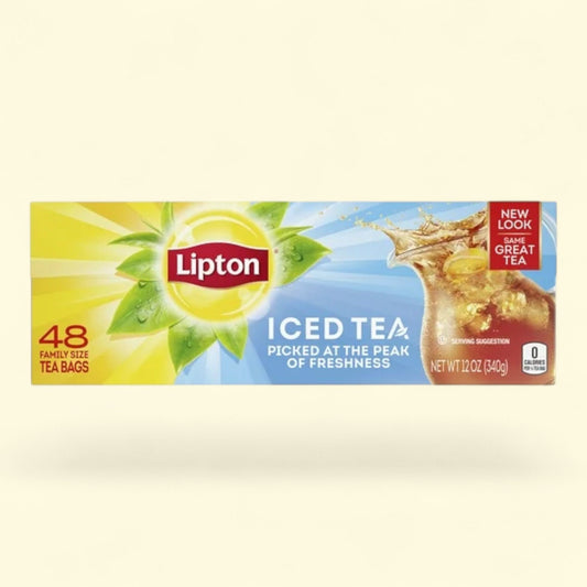 Lipton Iced Black Tea, 12 oz