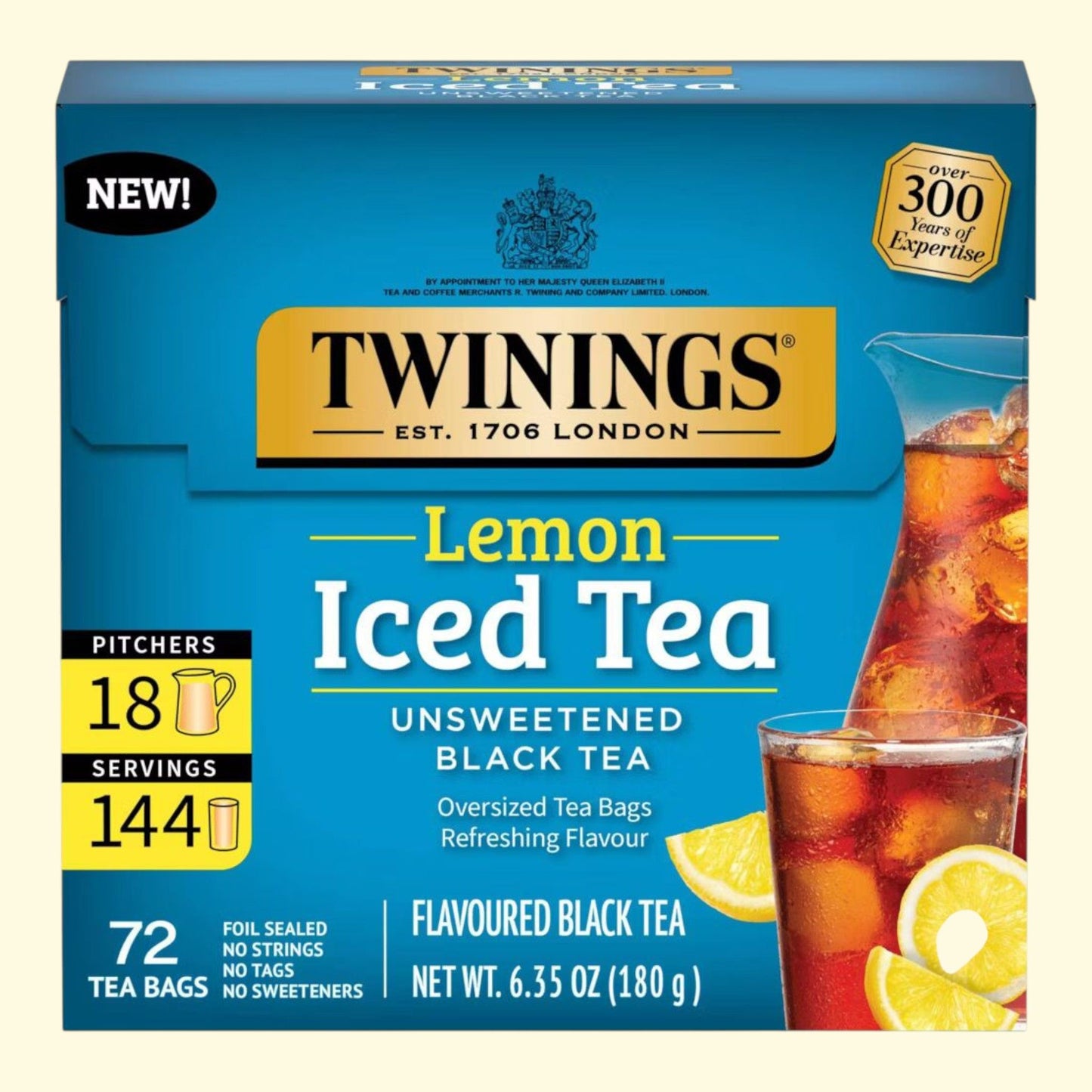 Twinings Lemon Iced Tea, 72ct/6.35oz