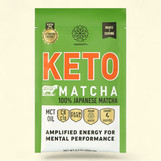 Harmony Keto Matcha Powdered Tea Mix, 0.7oz