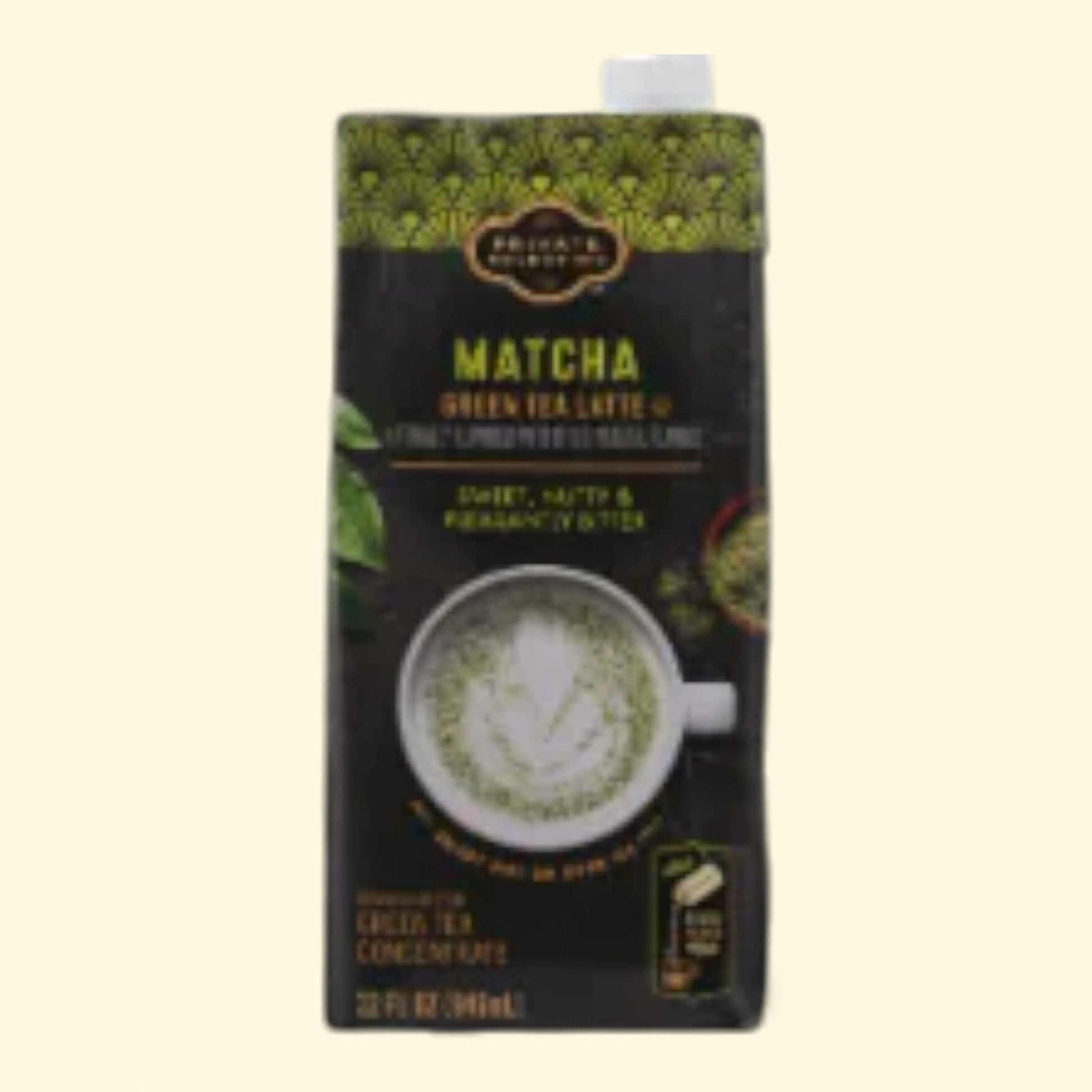 Private Selection Matcha Green Tea Latte Concentrate, Size — authentic US product shipped worldwide by Treatspree
