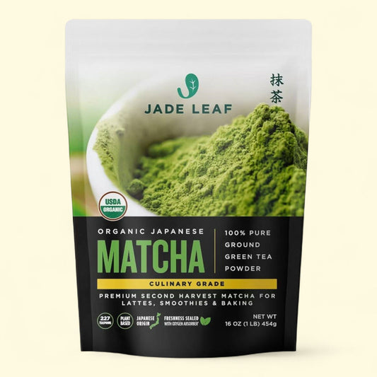 Jade Leaf Matcha, Organic Culinary Grade Matcha, 1lb
