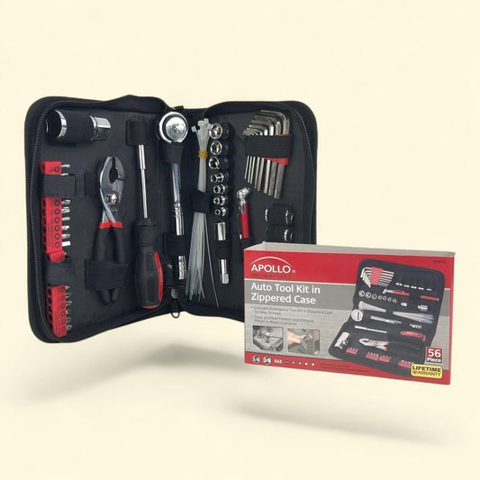 Kit d'outils automobiles Apollo Tools DT9774, 56 pièces