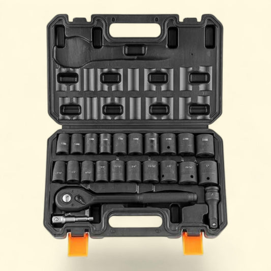 Jeu de douilles à chocs BENTISM, 23 pièces, entraînement 1/2"