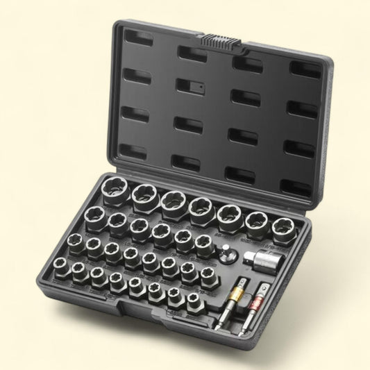 BENTISM YM-29, jeu de clés à douille pour extracteur de boulons, 29 pièces