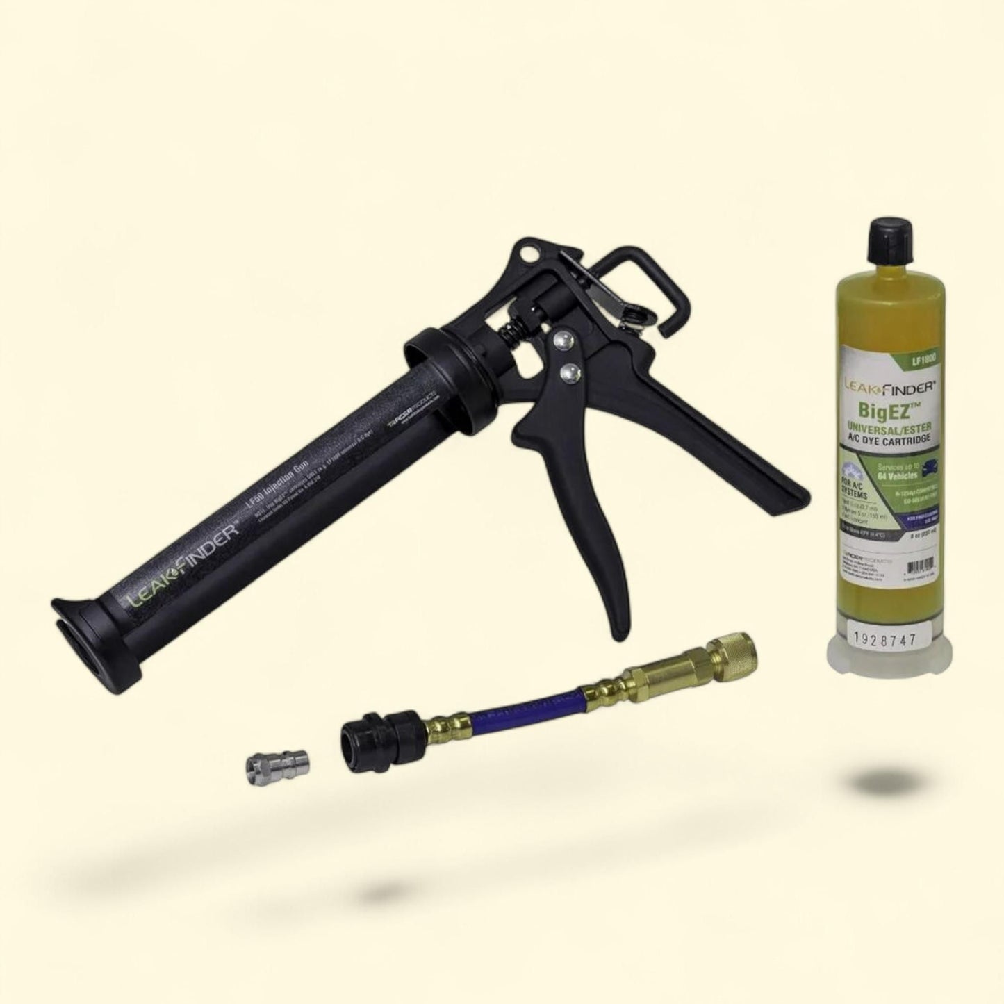 Kit d'injection pour la détection des fuites de réfrigérant de climatisation LEAKFINDER LF0810 BIGEZ, 237 ml