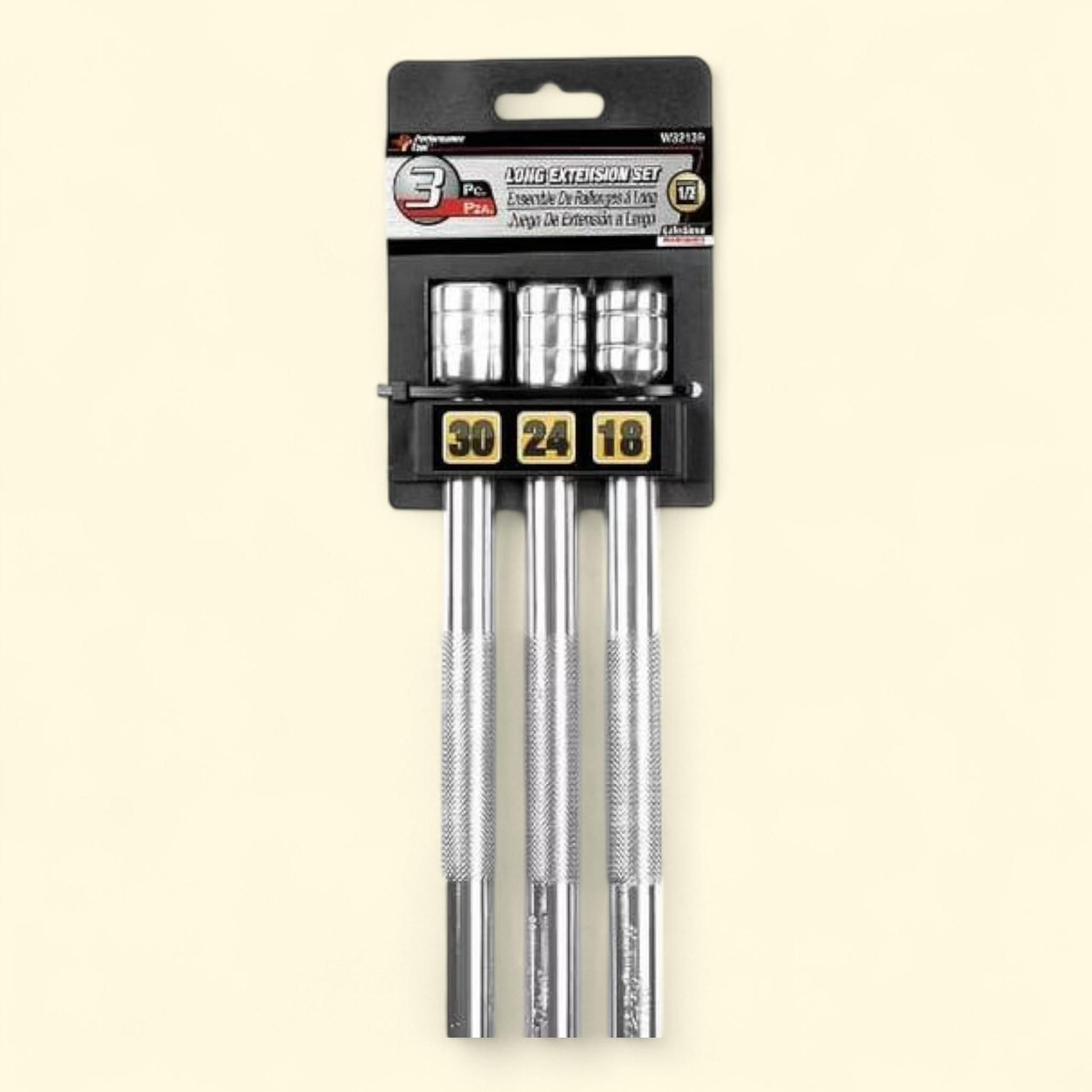 Performance Tool Socket Wrench & Set, 1/2-inch, 3 Piece — authentic US product shipped worldwide by Treatspree