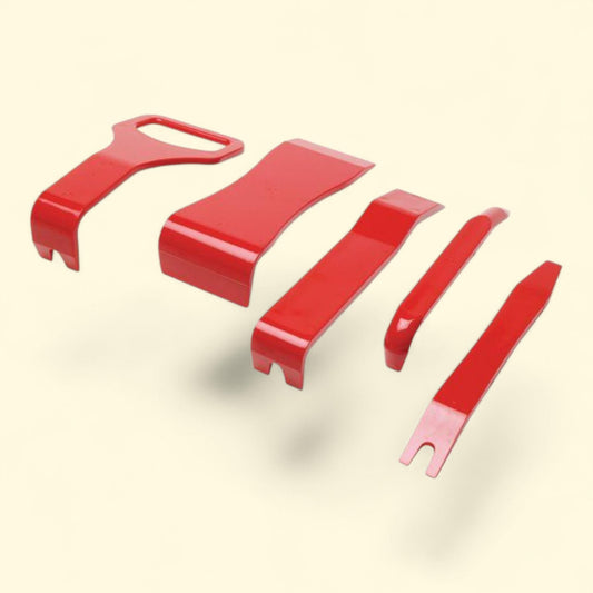 Kit d'outils de démontage de garnitures et de moulures Performance Tool W80648, 5 outils spécifiques, fixations internes et externes