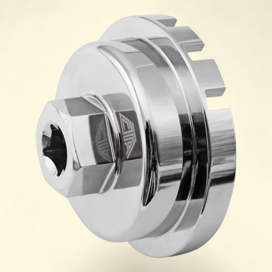 CTA Manufacturing Oil Filter Wrench, 64mm x 14mm, 1-1/8" Square Drive