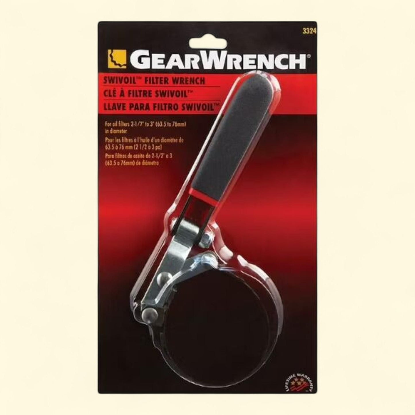 GearWrench Oil-Filter Wrench, 3 in.