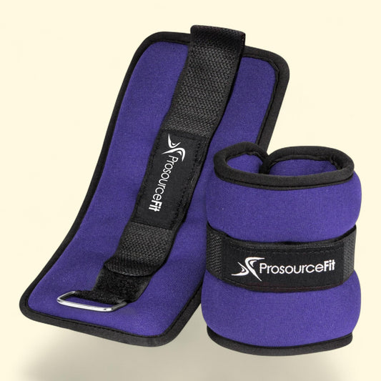 ProsourceFit Ankle Weights, Set of 2, Adjustable Comfort Fit