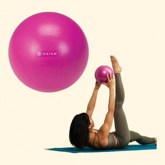 Gaiam Mini Ab Ball, Fuchsia, 8 Inch