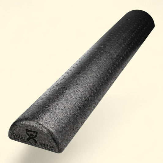 CanDo Foam Roller, Half Round, 6 x 18