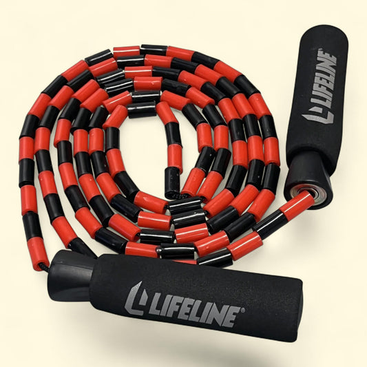 Lifeline Fitness Beaded Jump Rope, Cardio Exercise, 9 ft