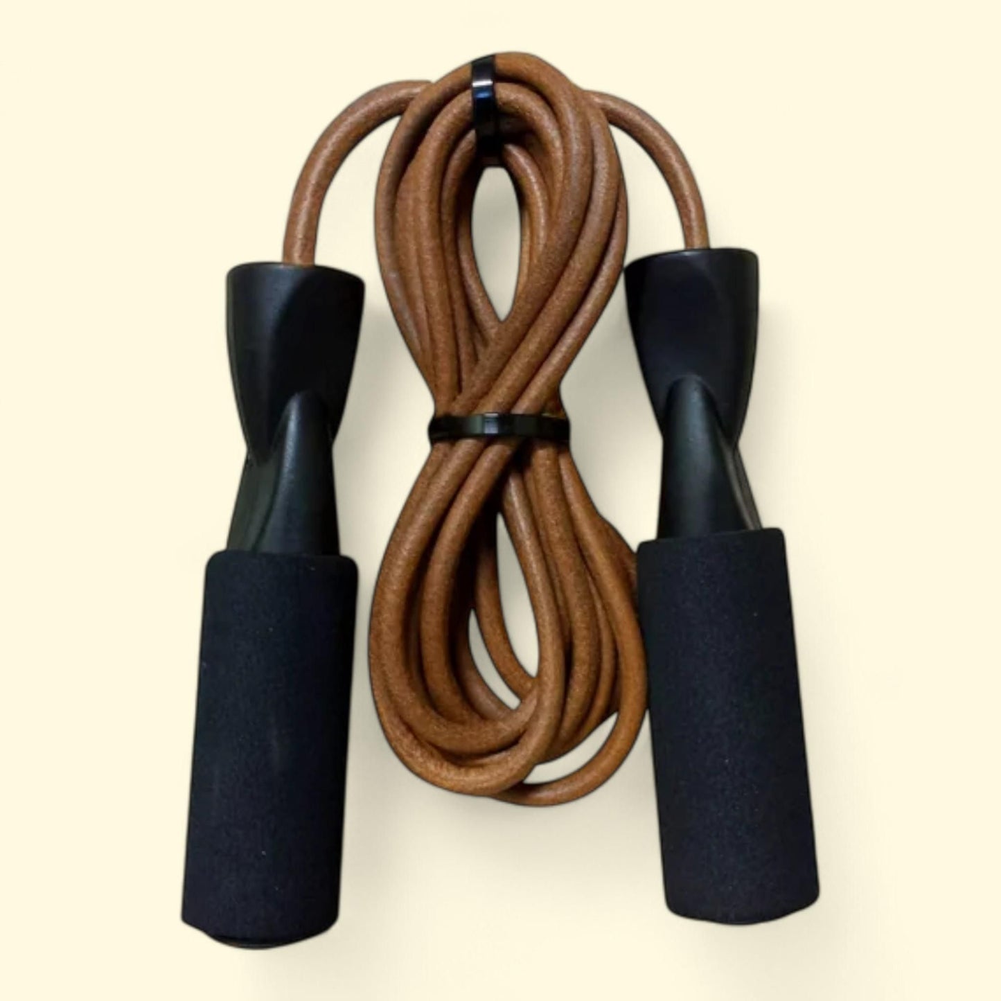 GoFit Athletic Training Jump Rope, Leather, Fitness Jump Rope