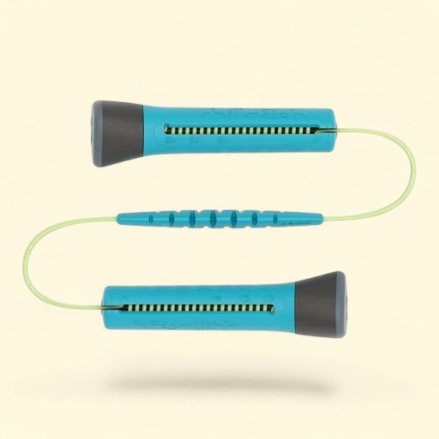 Chillafish Skibbi Jump Rope, Adjustable Length, Azur, 20 to 330 cm.