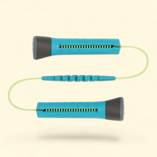 Chillafish Skibbi Jump Rope, Adjustable Length, Azur, 20 to 330 cm.
