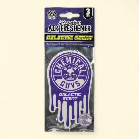 Chemical Guys Hanging Air Freshener 3-pack, Galactic Scent