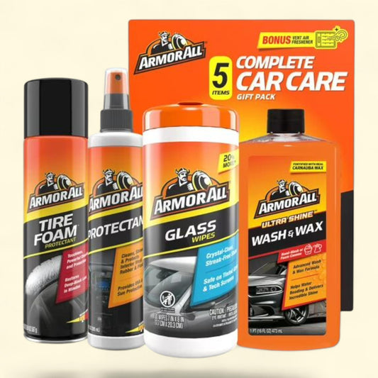 Armor All Complete Car Cleaning Care Kit, 5 Piece Set