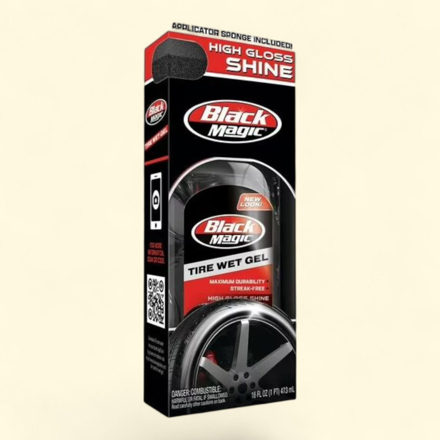 Black Magic Tire Wet Gel, 16 oz