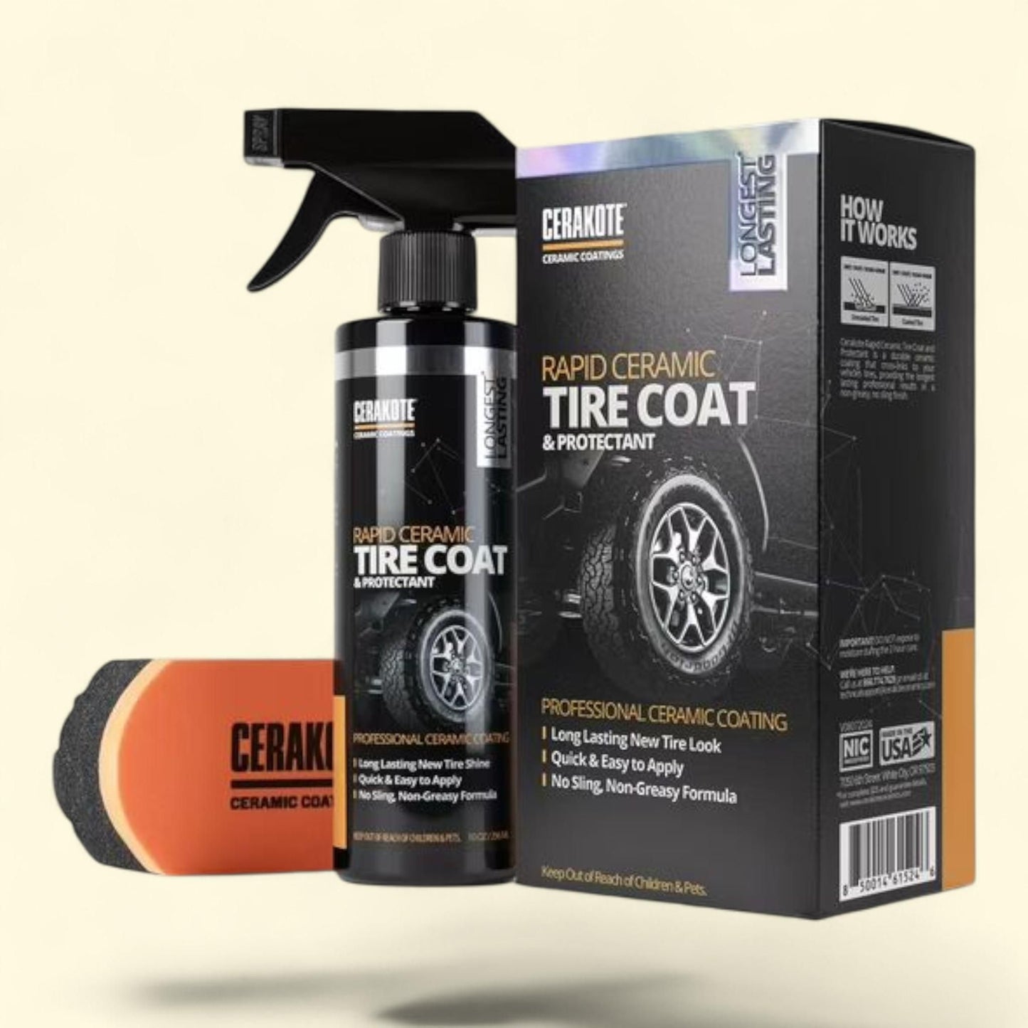 Cerakote Rapid Ceramic Tire Coat, 8 fl oz