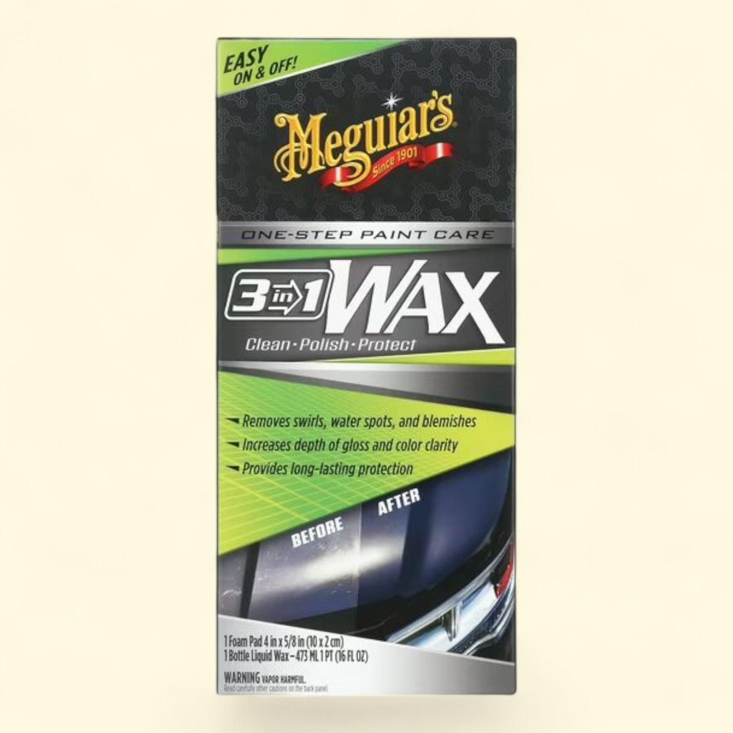 Meguiar's 3-in-1 Wax, 16 Oz