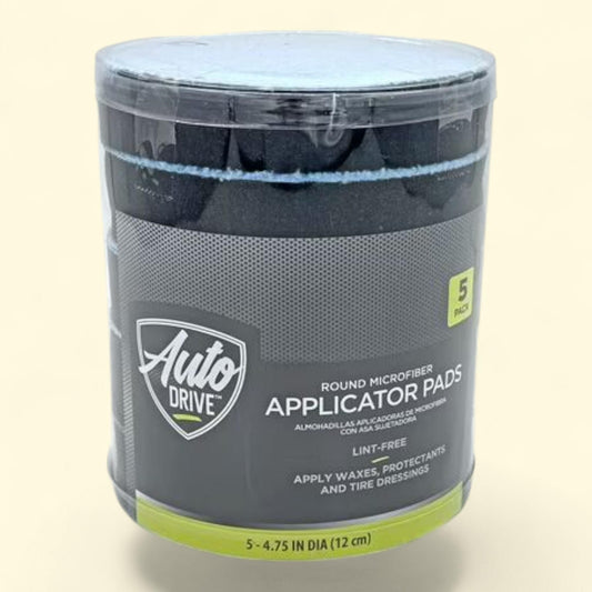 Auto Drive Car Wax & Polish Applicator Pads, 5 Pack