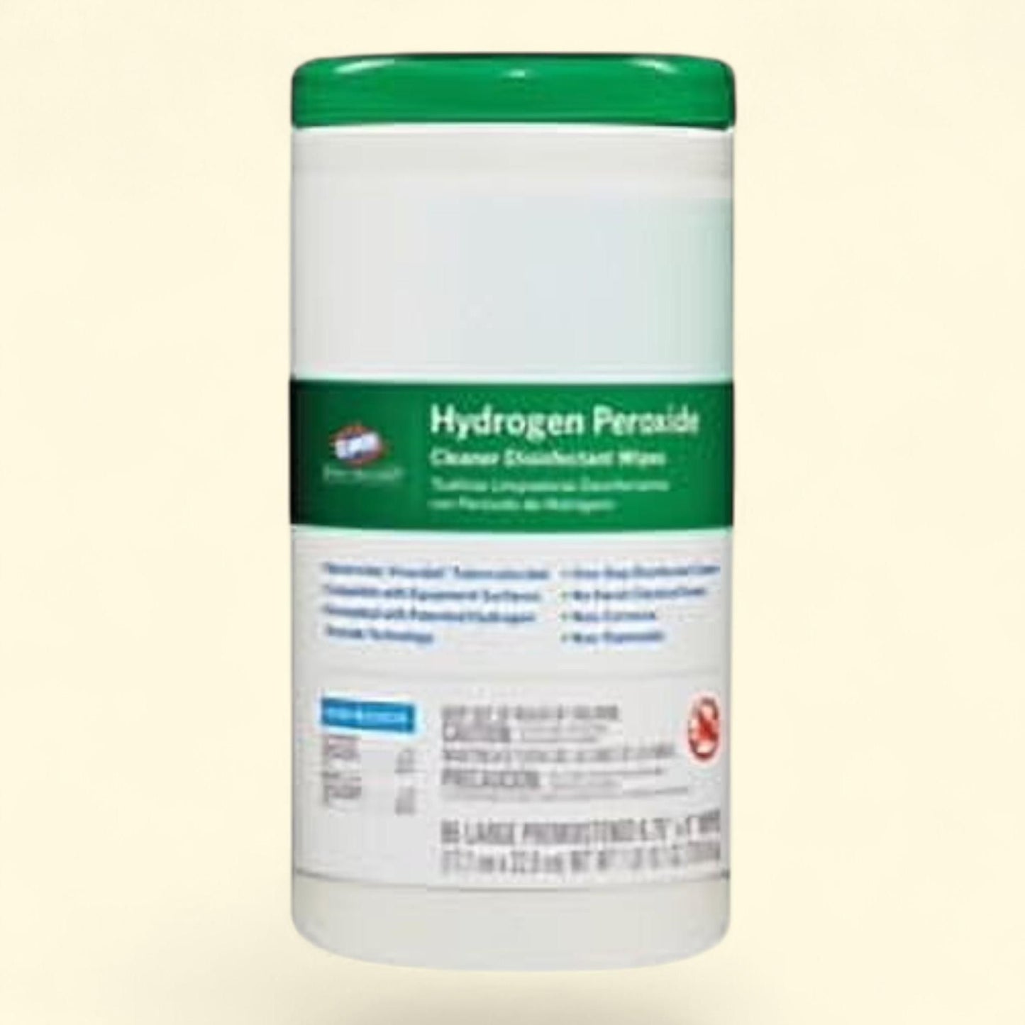 Clorox Healthcare Hydrogen Peroxide Disinfecting Wipes, 9" x 6 3/4", Canister Of 95 Wipes