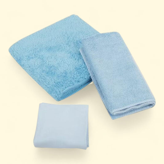 Ozark Trail Cleaning Cloth Variety Detailing Kit, 2-Pack, 6 Towels, Blue