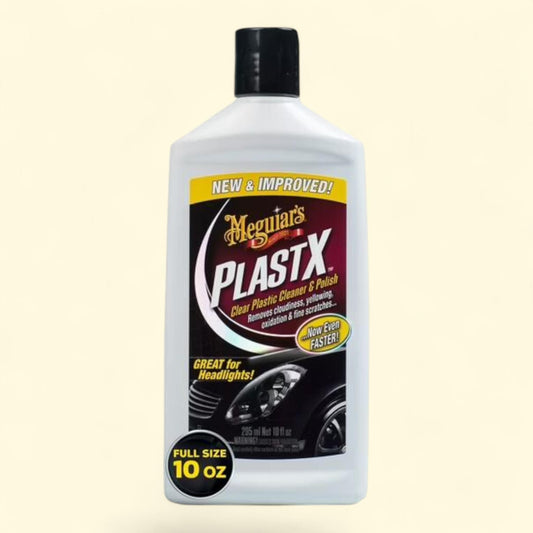 Meguiar's PlastX Automotive Polishes, 10 oz.