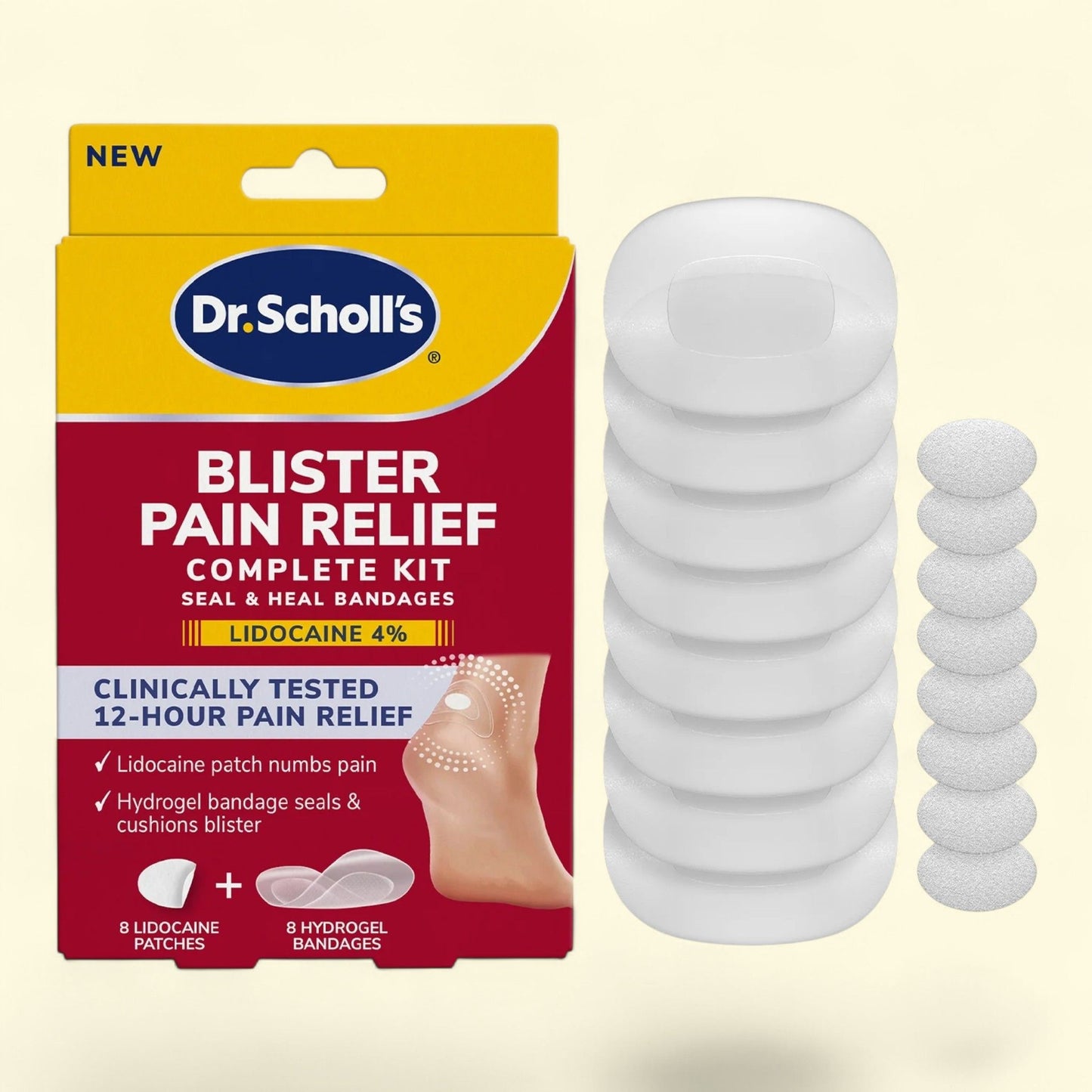 Dr. Scholl's Blister Pain Relief Kit, 8 Count