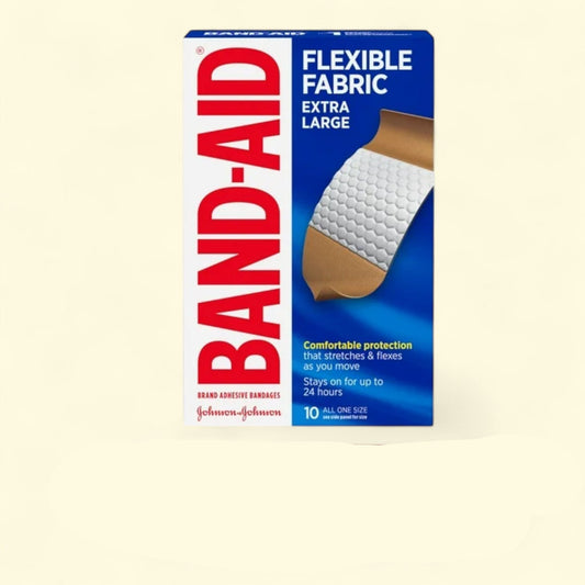 Band-Aid Flexible Fabric Adhesive Bandages, Extra Large, 10 Count