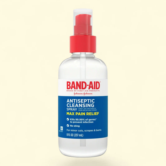 Band-Aid Pain Relieving Antiseptic Cleansing Spray, 8 fl. oz
