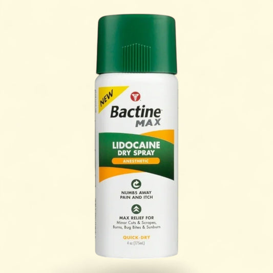 Bactine Max Pain Relief Dry Spray, 4 oz