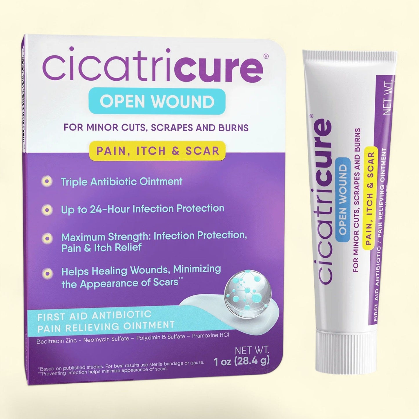 Cicatricure Bacitracin Antibiotic Ointment, 1 oz