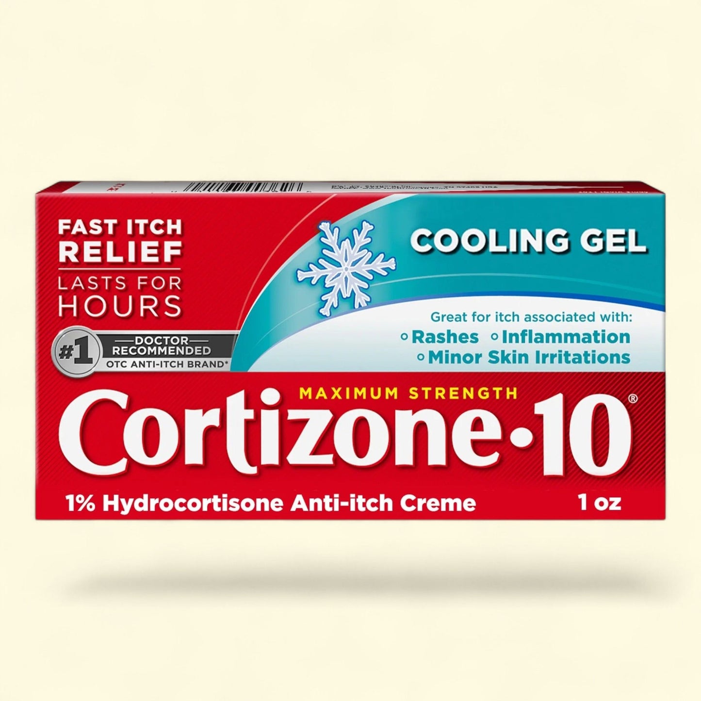 Cortizone-10 Cooling 1% Hydrocortisone Cream, 1 oz