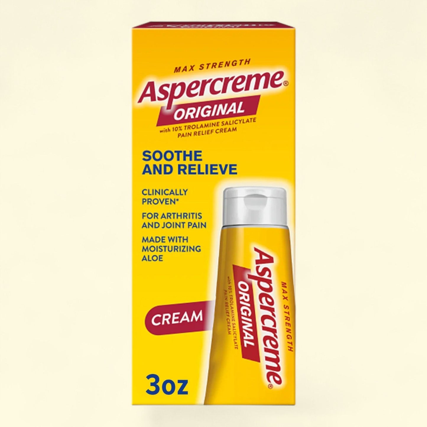 Aspercreme Pain Relief Cream, 3 oz.