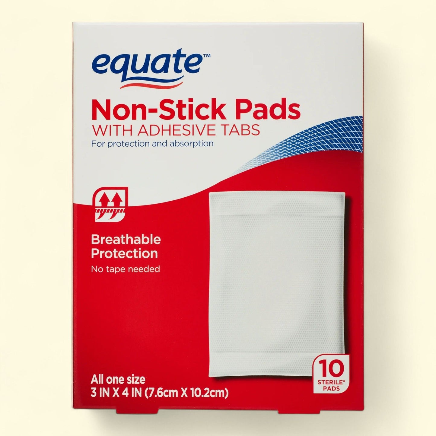 Equate Non-Stick Pads, 10 Count