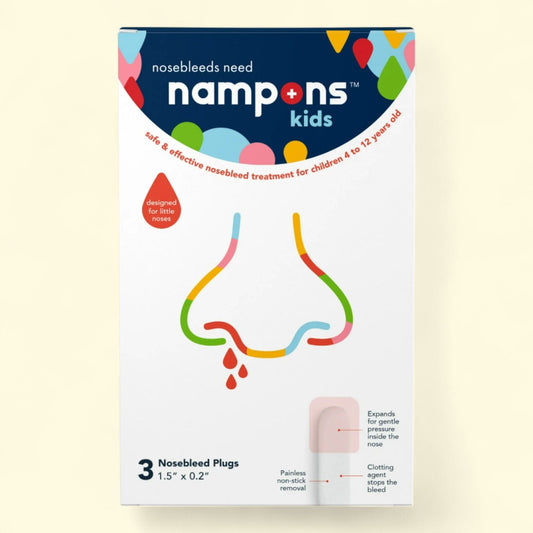 Nampons Kids Nosebleed Stoppers, 3 Count
