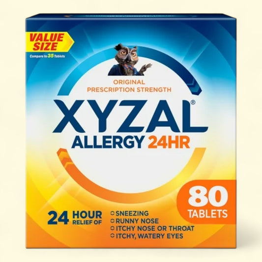 Xyzal Allergy Relief, 5 mg, 80 Count