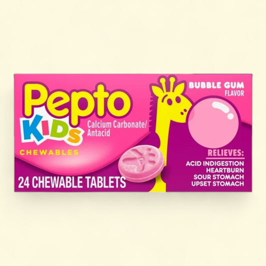 Pepto Bismol Kids Chewable Tablets, 24 Count