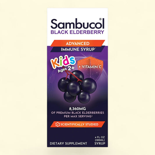 Sambucol Black Elderberry Kids Immune Syrup, 4oz.