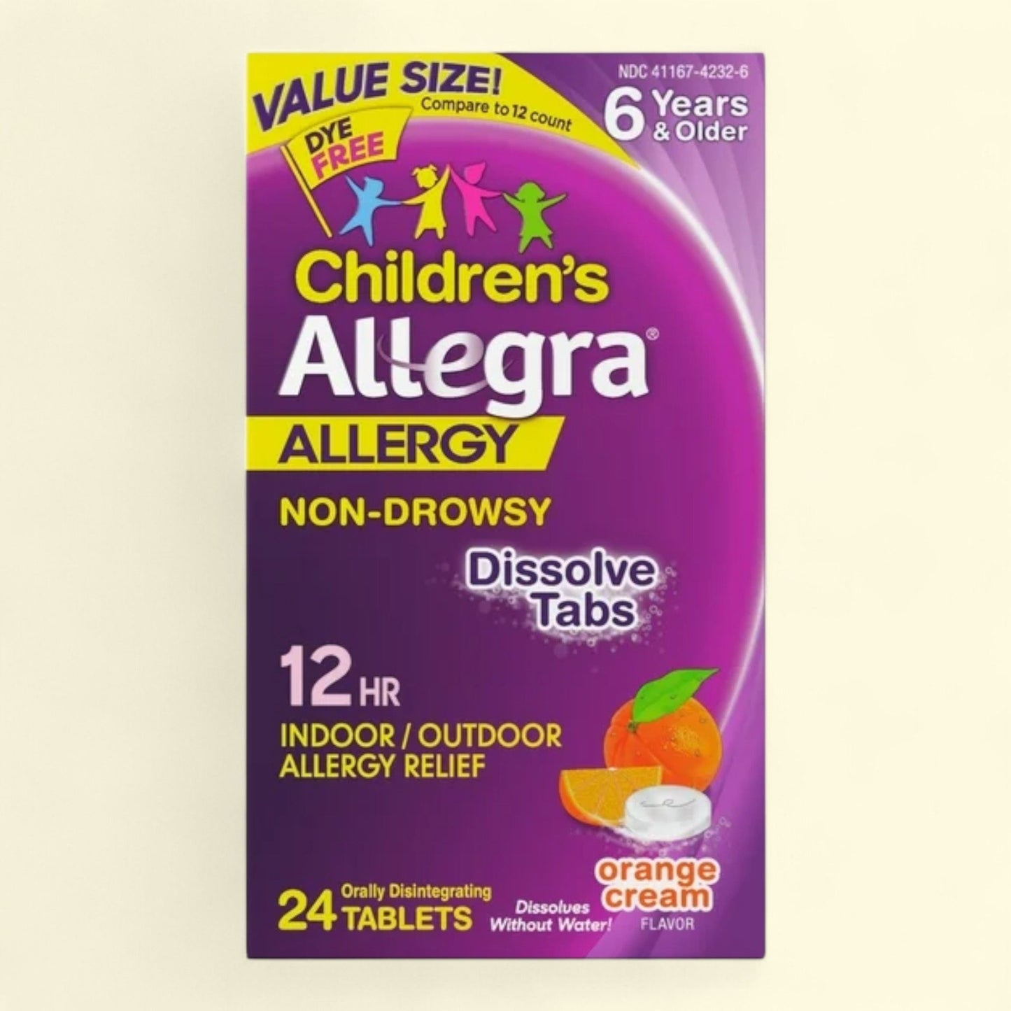 Allegra Children's Allergy Relief Orally Dissolving Tablets, 30 mg, 24-Count