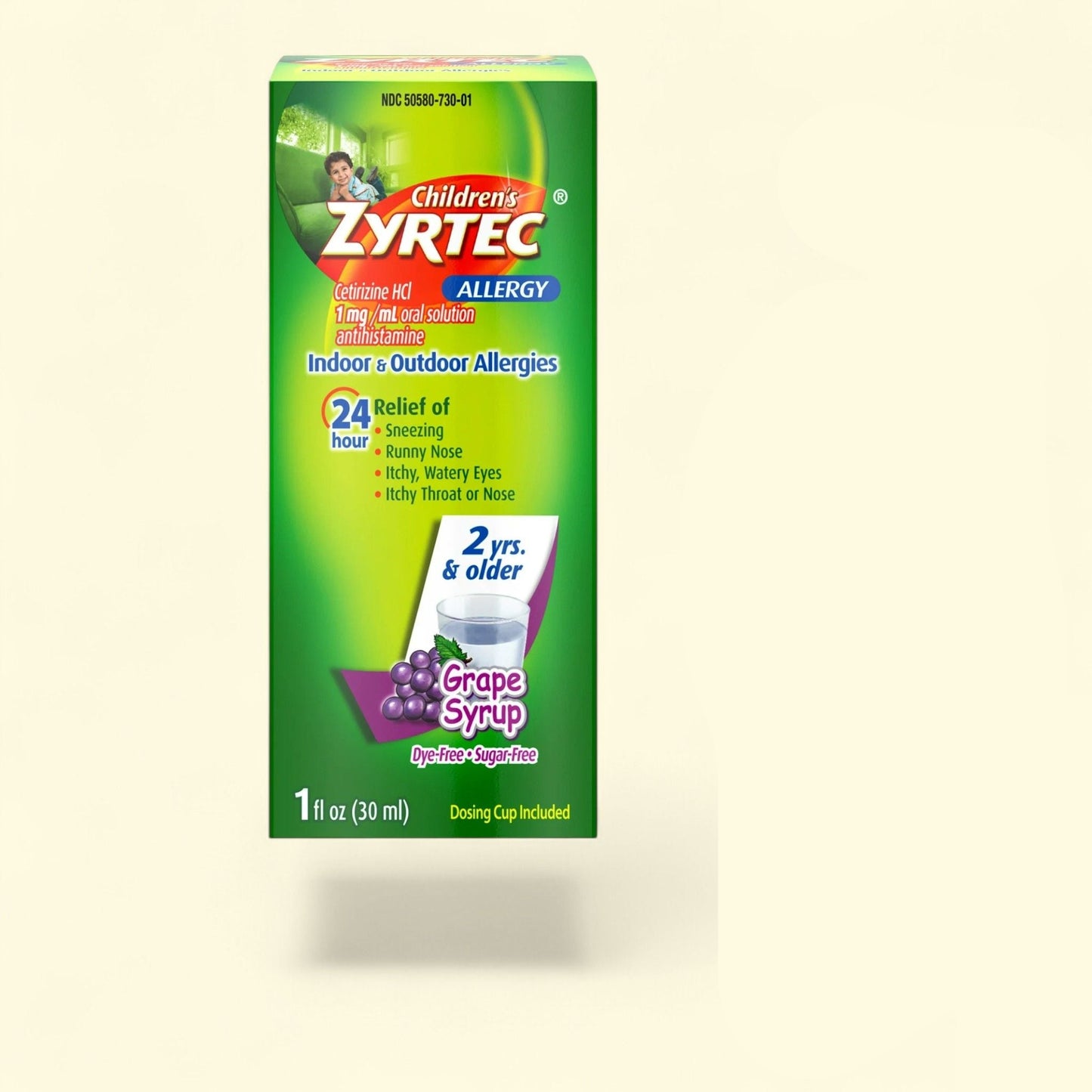 Children's Zyrtec Allergy Relief Syrup, 1 fl. oz